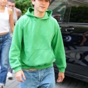 Tom Holland 2026 Green Hoodie
