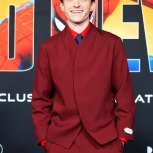 Tom Holland Spider-Man Brand New Day Premiere Red Suit