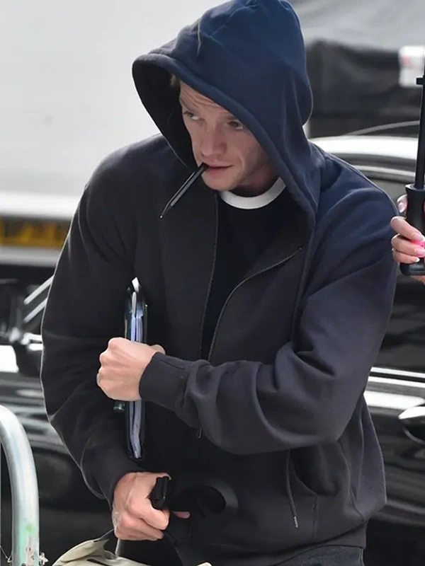 Tom Rhys Harries Clayface 2026 Matt Hagen Black Hoodie