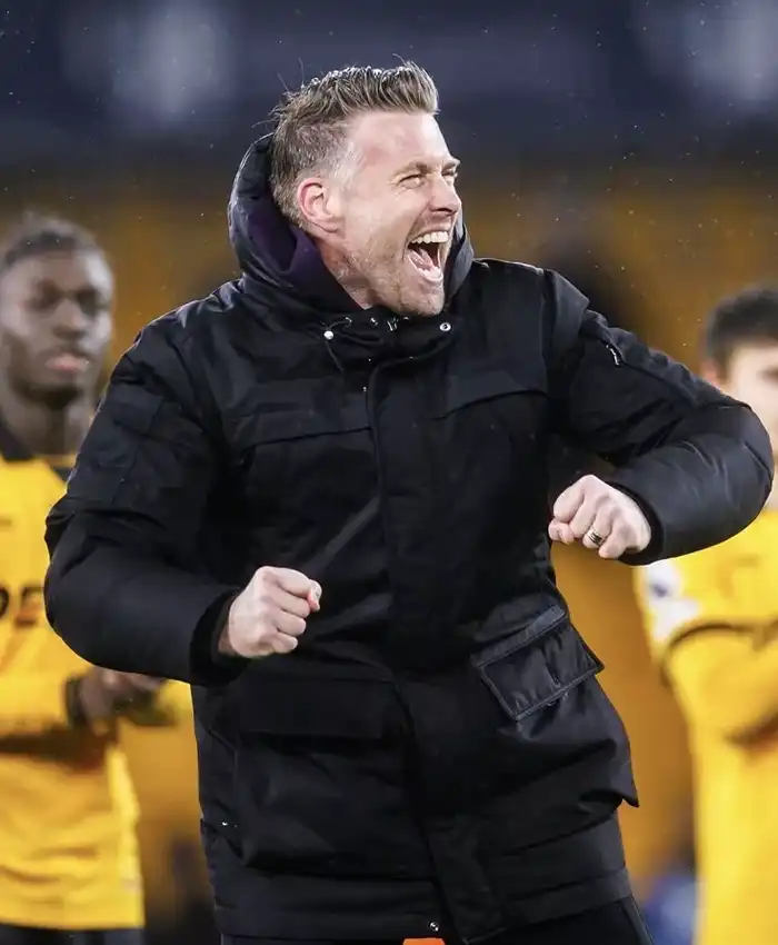 Wolverhampton Wanderers VS Aston Villa Rob Edwards Jacket for sale