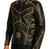 Wolverine Logan Gold Stripe Black Jacket