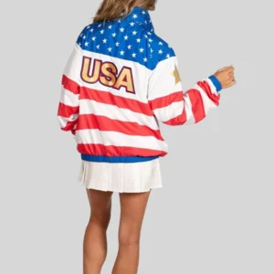 Women’s American Flag Windbreaker Jacket For Sale