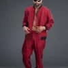 WrestleMania 42 Jey Uso Red Bomber Jacket