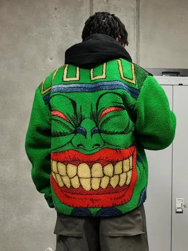 YUGIOH POT OF GREED SHERPA Green JACKET