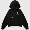 YoungLA x Looney Tunes Plaid Zip-Up Hoodie
