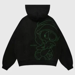 YoungLA x Looney Tunes Plaid Zip-Up Hoodie for slae