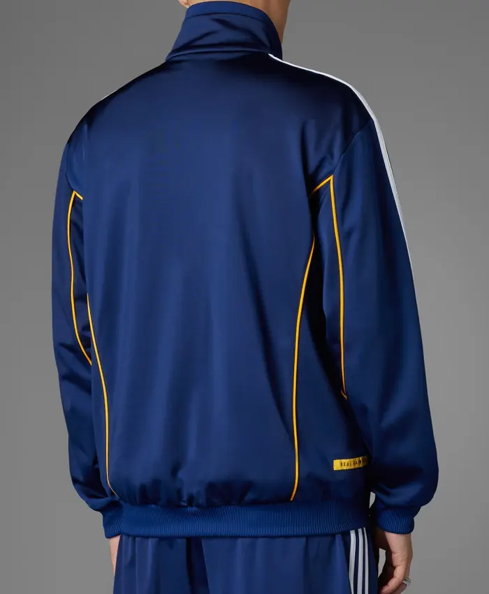 adidas Blue Real Madrid 99-00 Track Jacket For Sale