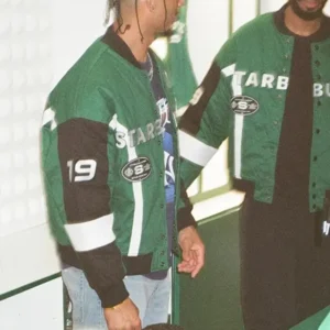 buy Fanatics Fest NYC 2026 Starbucks Varsity Jacket