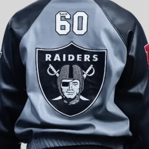 buy Jeff Hamilton Raiders Vegan Leather Jacket