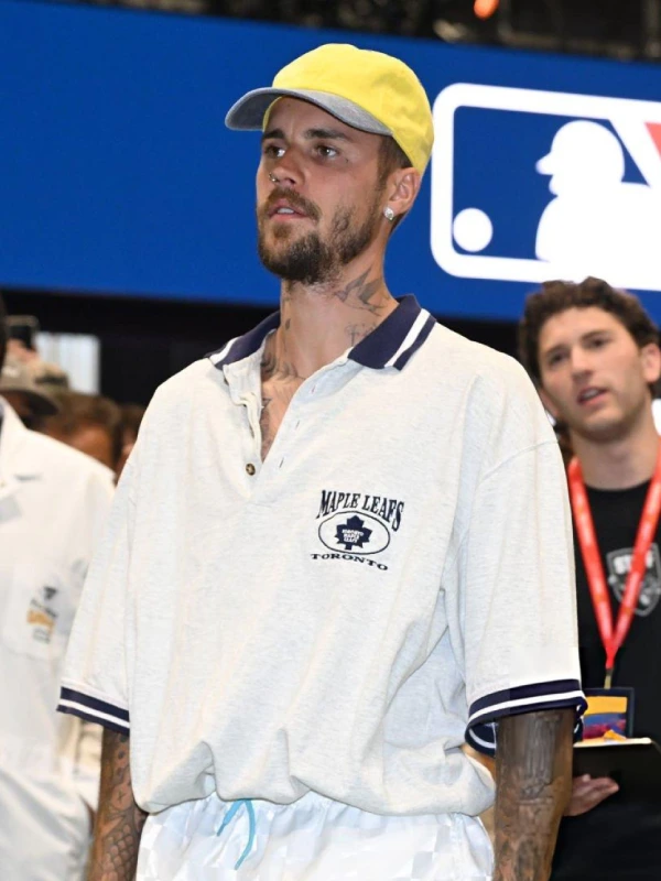 buy Justin Bieber Toronto Maple Leafs White Shirt