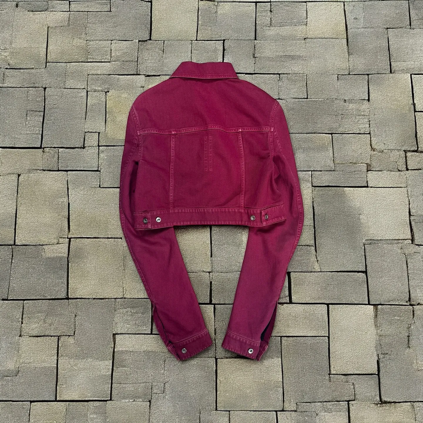 buy Playboi Carti Rick Owens Pink Vomit Cropped Jacket