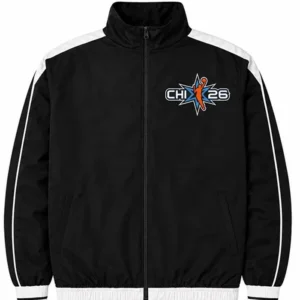 buy WNBA All-Star Chicago 2026 Black Track Jacket