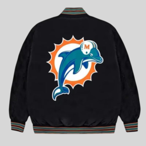 buy now Miami Dolphins Aqua Bomber Jacket