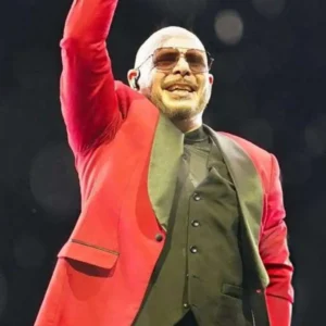 buy now Pitbull I’m Back Tour 2026 Red Blazer