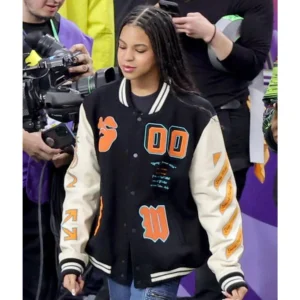 buy now Rumi Carter Super Bowl LVIII Varsity Jacket