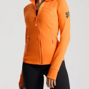 buy now San Francisco Giants Women’s Orange Lululemon Jacket
