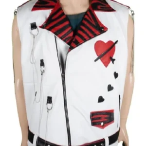 buy now Shawn Michaels WWE White Leather Vest