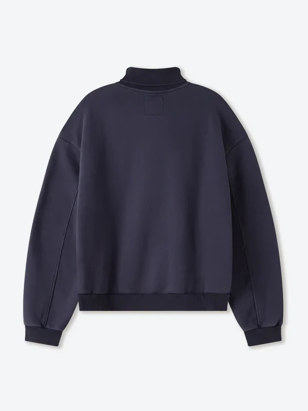 buy now Shinzo Washed Lavender Jersey Turtleneck Sweater