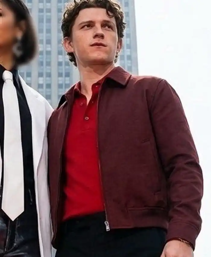 buy now Tom Holland Brand New Day Maroon Jacket