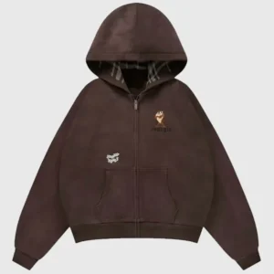 buy now YoungLA x Looney Tunes Plaid Zip-Up Hoodie