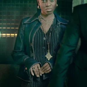 buy this Fightland 2026 Anita Joy Uwajeh Blue Denim Jacket