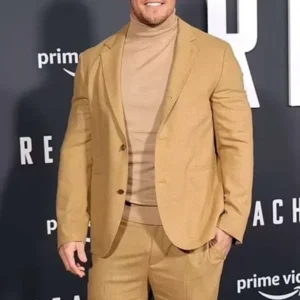 celebrity brown suit