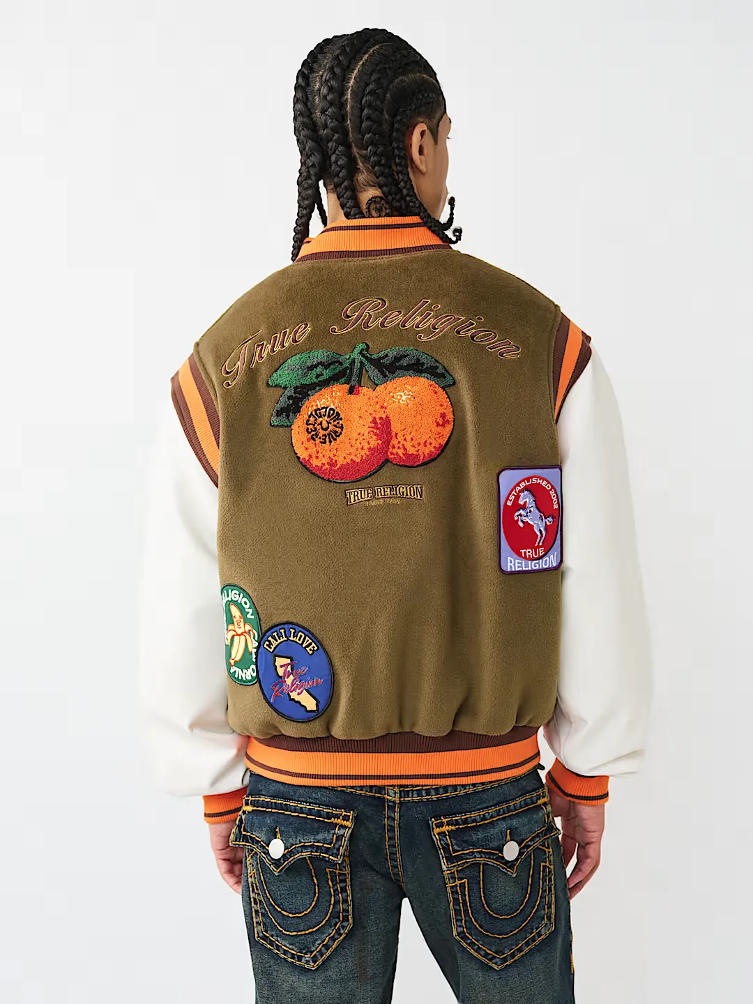 garden logo retro varsity jacket For Sale