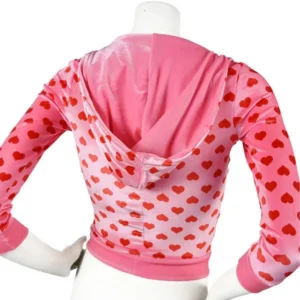 jennifer-check-heart-pink-hoodie-scaled