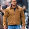 men’s brown leather jacket Reacher