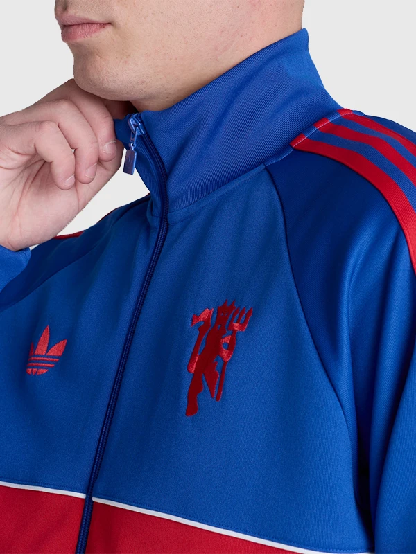 order Now Manchester United x Adidas Blue Track Jacket