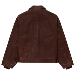 order now Aime Leon Dore Vanson Brown Pony Hair Bones Jacket