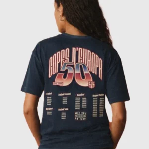 order now Barcelona FC 50 European Cups T-Shirt