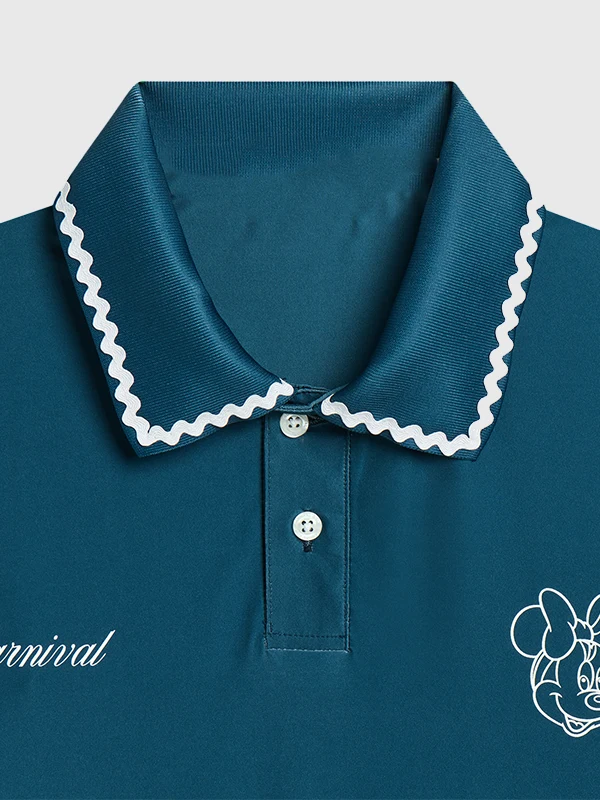 order now Carnival Golf x Disney Minnie Doodle Polo Shirt