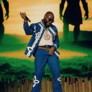 order now Coachella 2026 Davido Blue Tracksuit