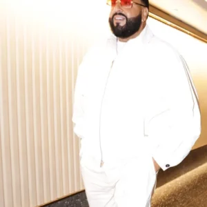 order now DJ Khaled The Tonight Show White Satin Jacket