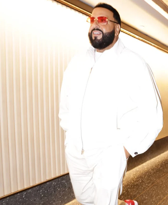 order now DJ Khaled The Tonight Show White Satin Jacket
