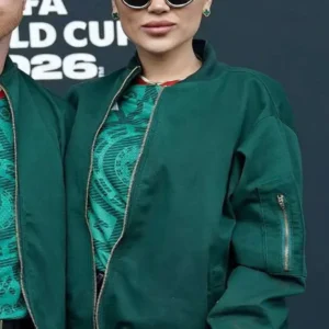 order now FIFA World Cup 2026 Fernanda Gómez Green Bomber Jacket
