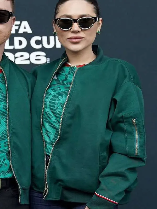 order now FIFA World Cup 2026 Fernanda Gómez Green Bomber Jacket