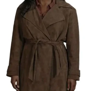 order now Fightland 2026 Deborah Ayorinde Brown Trench Coat