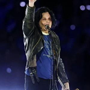 order now Jack White Halftime Show Leather Jacket