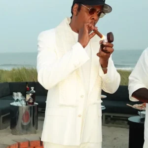 order now Jay-Z Michael Rubin White Party 2026 White Blazer