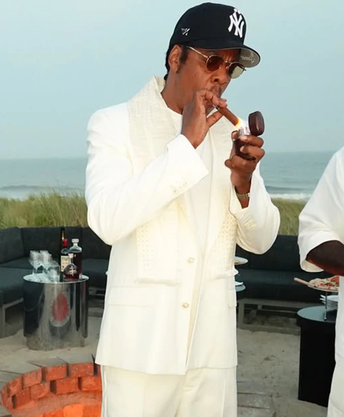 order now Jay-Z Michael Rubin White Party 2026 White Blazer