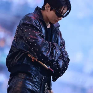 order now Jungkook Custom Balenciaga Arirang Paris Tour Studded Jacket