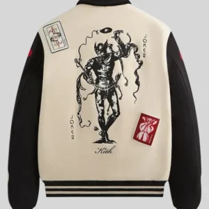 order now Kith x Batman Joker Wool Coaches Sandrift Jacket
