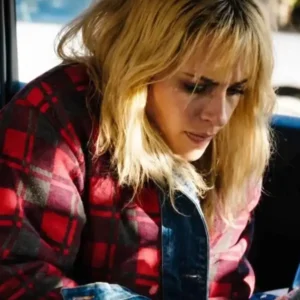 order now Kristen Stewart Reversible Plaid Denim Jacket
