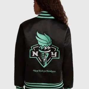 order now Liberty Twin Flame Varsity Jacket
