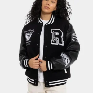 order now Los Angeles Raiders World Champs Varsity Jacket for sale