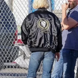 order now Lucky S01 Anya Taylor-Joy Black Bomber Jacket