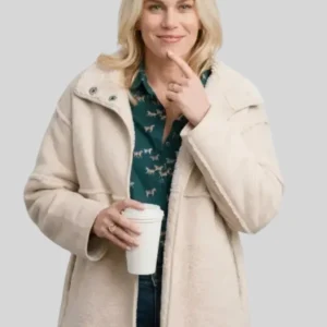 order now Marshals Dolly Weaver Beige Shearling Jacket