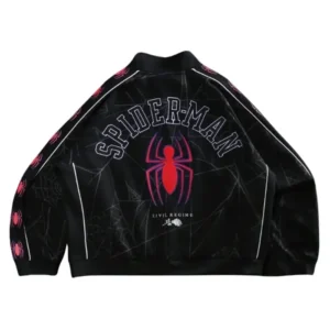 order now Marvel Spider Chaos Civil Track Jacorder now Marvel Spider Chaos Civil Track Jacketket